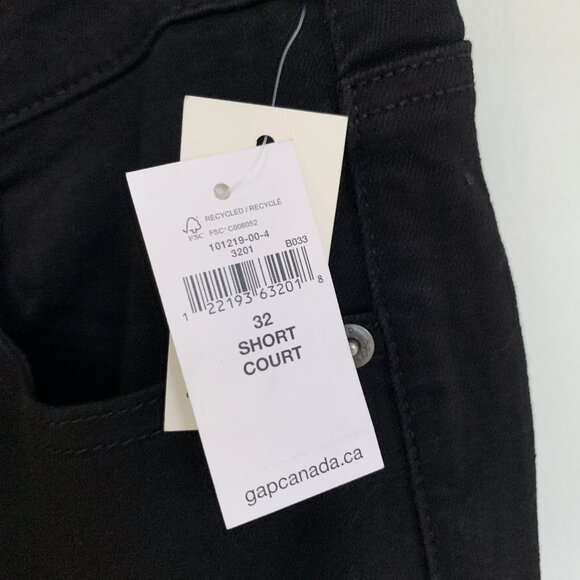 Gap 1969 Straight cut jeans black Size 32 / 14 NWT - Picture 5 of 7